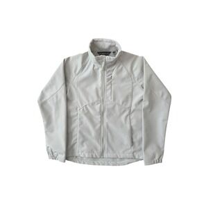Black Diamond women's fleece Full Zip Softshell Jacket Cream Beige Small